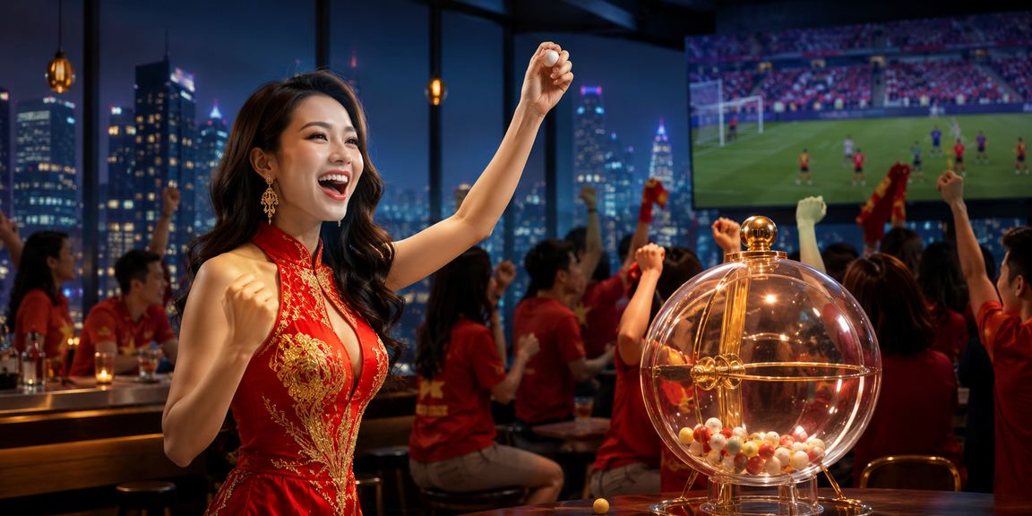 Người dùng Hà Nội theo dõi kết quả cá cược và xổ số tại lễ hội