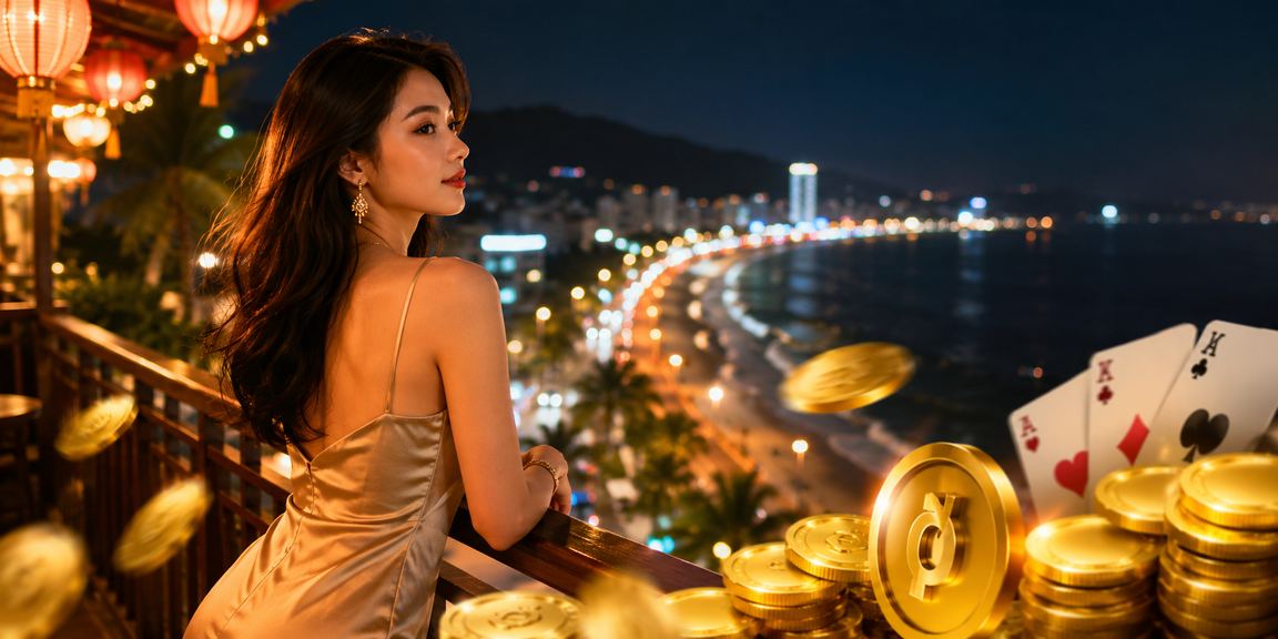 Chợ đêm Phan Thiết với không khí sôi động và các trò chơi bài truyền thống
